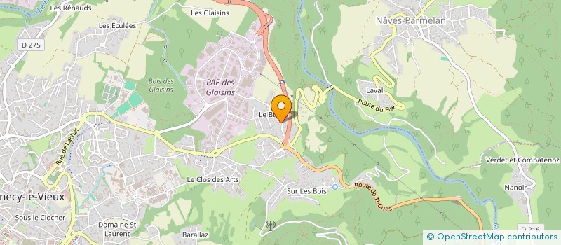 localisation de l'entreprise MADAME SEVERINE GENTIL-PERRET à ANNECY