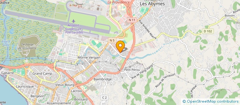 localisation de l'entreprise MADAME SEVERINE GEORGE à LES ABYMES
