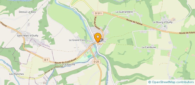 localisation de l'entreprise MADAME SEVERINE GERMAIN  PONT-D'OUILLY