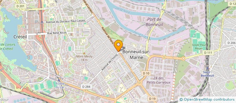 localisation de l'entreprise MADAME SEVERINE GIRODON  BONNEUIL-SUR-MARNE