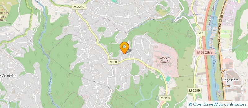 localisation de l'entreprise MADAME SEVERINE GIUSSANI  LA GAUDE