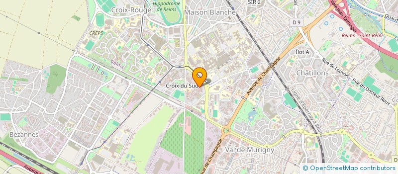 localisation de l'entreprise MADAME SEVERINE GODAILLIER  REIMS