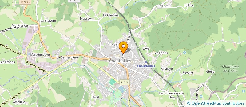 localisation de l'entreprise MADAME SEVERINE GOILLART QUINQUIL  CHAUFFAILLES