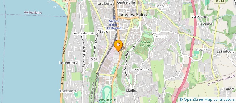 localisation de l'entreprise MADAME SEVERINE GOUHIER à AIX-LES-BAINS