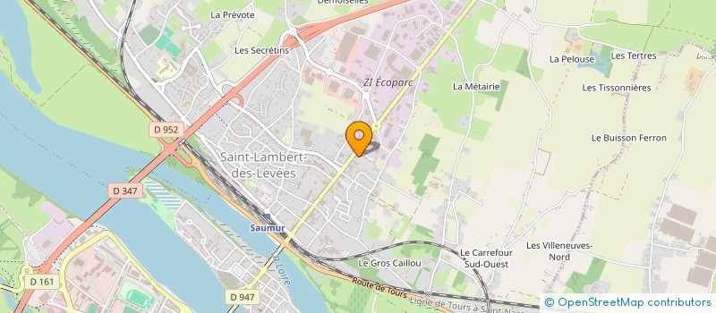 localisation de l'entreprise MADAME SEVERINE GOURAUD  SAUMUR