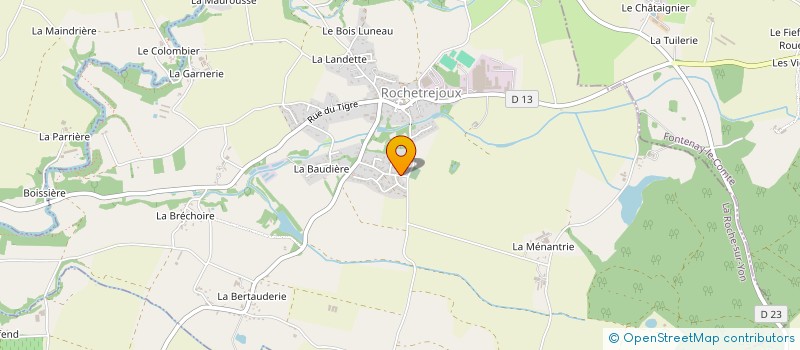 localisation de l'entreprise MADAME SEVERINE GOYAUD  ROCHETREJOUX