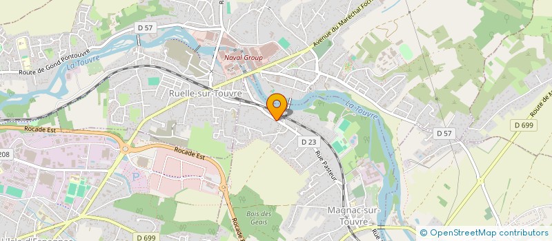 localisation de l'entreprise MADAME SEVERINE GRACIANO  MAGNAC-SUR-TOUVRE