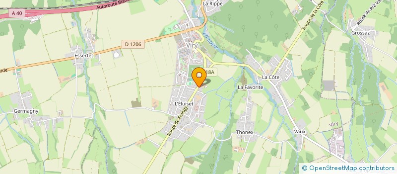 localisation de l'entreprise MADAME SEVERINE GRANGE à VIRY