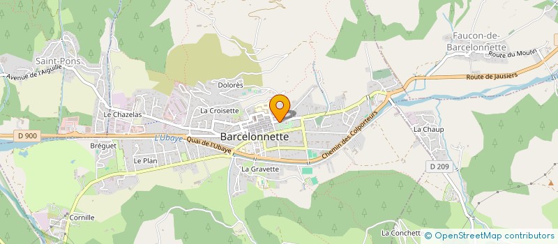 localisation de l'entreprise MADAME SEVERINE GRENET à BARCELONNETTE