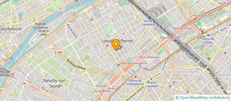 localisation de l'entreprise MADAME SEVERINE GRENON à LEVALLOIS-PERRET
