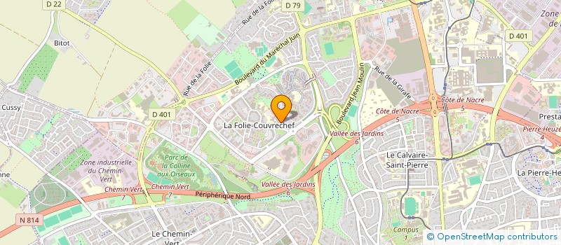 localisation de l'entreprise MADAME SEVERINE GRIZELLY à CAEN