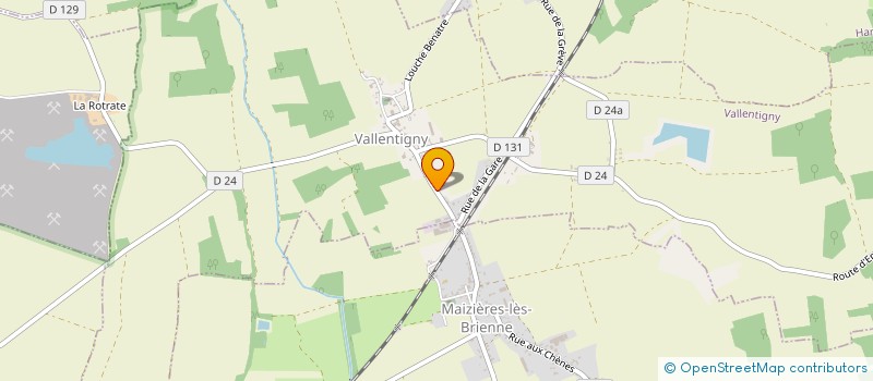 localisation de l'entreprise MADAME SEVERINE GROSPERRIN  VALLENTIGNY