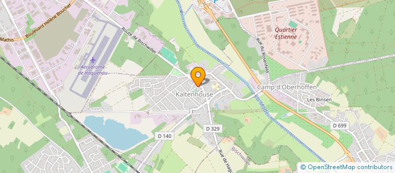 localisation de l'entreprise MADAME SEVERINE GROSS  KALTENHOUSE