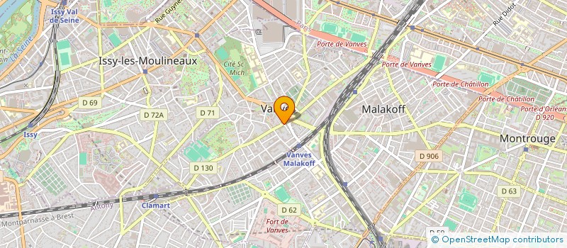 localisation de l'entreprise MADAME SEVERINE GUERIN  VANVES