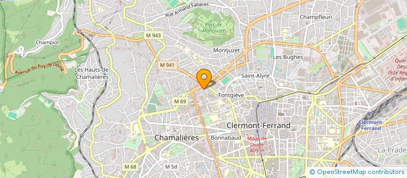 localisation de l'entreprise MADAME SEVERINE GUERY  CLERMONT-FERRAND