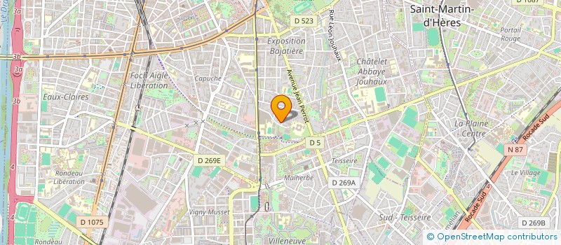 localisation de l'entreprise MADAME SEVERINE GUETAT  GRENOBLE