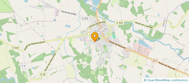 localisation de l'entreprise MADAME SEVERINE GUIBERT  MARCIAC