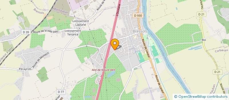 localisation de l'entreprise MADAME SEVERINE GUILLET  BRESSOLS