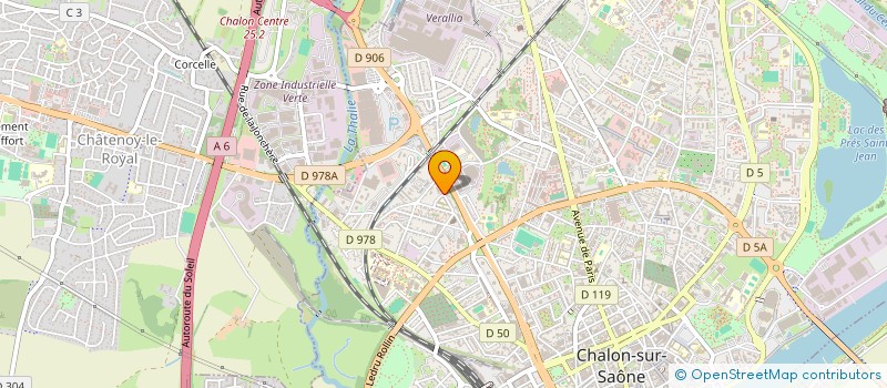 localisation de l'entreprise MADAME SEVERINE GUILLON à CHALON-SUR-SAONE