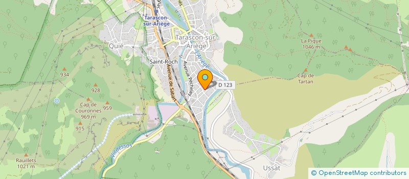 localisation de l'entreprise MADAME SEVERINE GUITART à TARASCON-SUR-ARIEGE