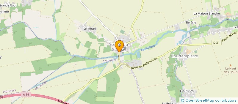 localisation de l'entreprise MADAME SEVERINE GUSTAVE  SCEAUX-DU-GATINAIS