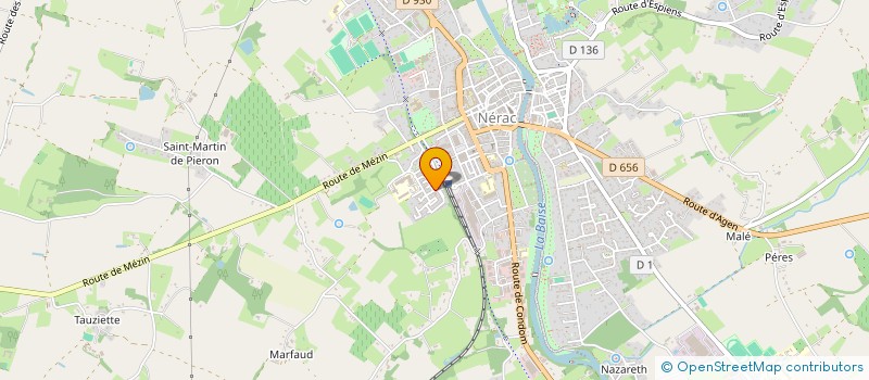 localisation de l'entreprise MADAME SEVERINE GUYMARD  NERAC