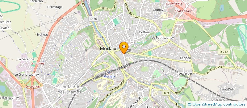 localisation de l'entreprise MADAME SEVERINE GUYONNET  MORLAIX