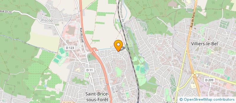 localisation de l'entreprise MADAME SEVERINE HADDAD à SAINT-BRICE-SOUS-FORET