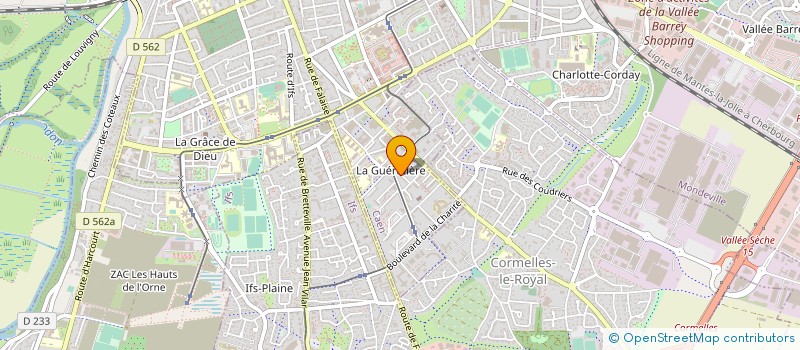 localisation de l'entreprise MADAME SEVERINE HAMEL à CAEN