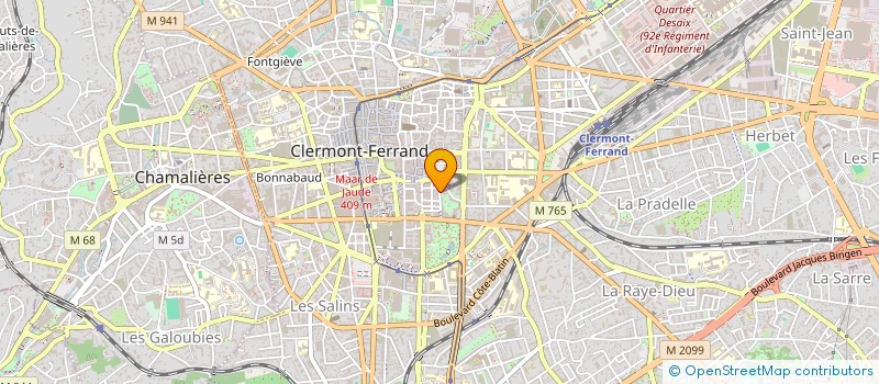 localisation de l'entreprise MADAME SEVERINE HAMEL  CLERMONT-FERRAND