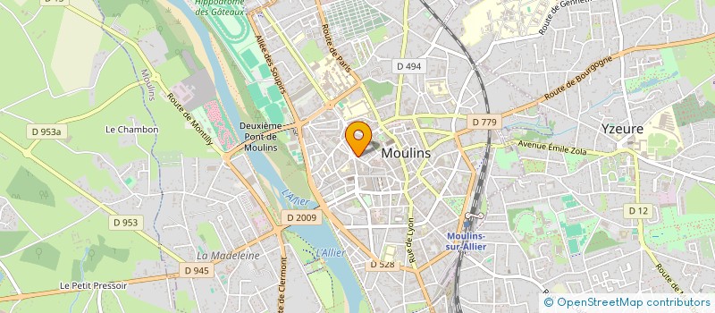 localisation de l'entreprise MADAME SEVERINE HARRANT à MOULINS