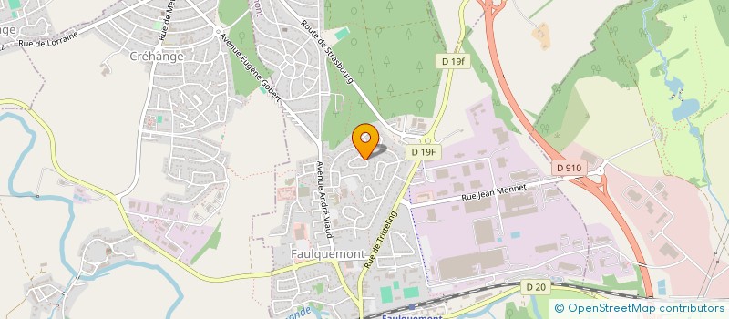 localisation de l'entreprise MADAME SEVERINE HEINZ  FAULQUEMONT