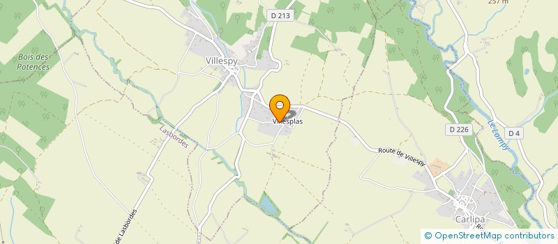 localisation de l'entreprise MADAME SEVERINE HENRIC  ALZONNE