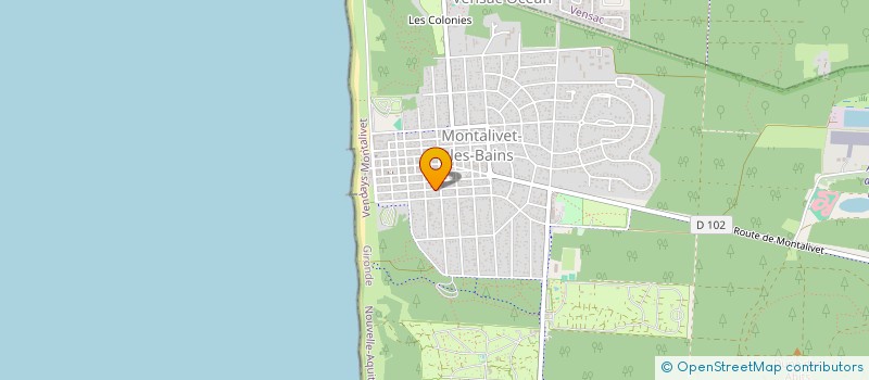 localisation de l'entreprise MADAME SEVERINE HENRY  VENDAYS-MONTALIVET