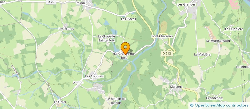 localisation de l'entreprise MADAME SEVERINE HERAULT à CROZANT