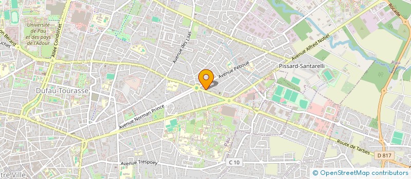 localisation de l'entreprise MADAME SEVERINE HEULET à PAU