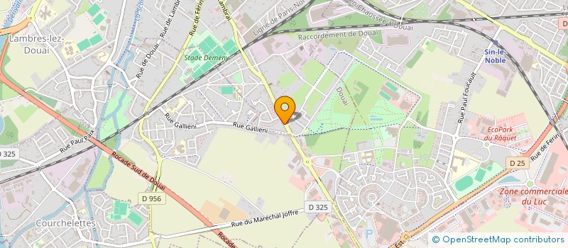 localisation de l'entreprise MADAME SEVERINE HINDRYCKX  DOUAI