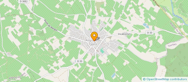 localisation de l'entreprise MADAME SEVERINE HORTALA  ALIGNAN-DU-VENT