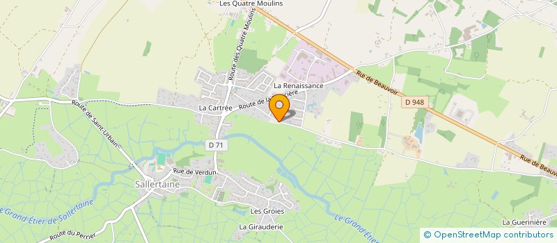 localisation de l'entreprise MADAME SEVERINE HOUDANT à SALLERTAINE