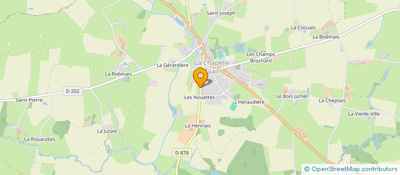 localisation de l'entreprise MADAME SEVERINE HOURQUEBIE  LA CHAPELLE-GLAIN