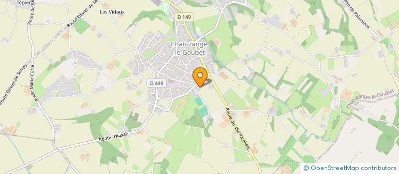 localisation de l'entreprise MADAME SEVERINE HOURS  CHATUZANGE-LE-GOUBET