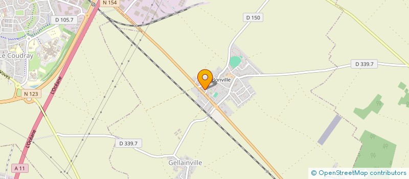 localisation de l'entreprise MADAME SEVERINE HOUSSET à GELLAINVILLE