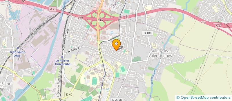 localisation de l'entreprise MADAME SEVERINE HOUZE  AULNOY-LEZ-VALENCIENNES