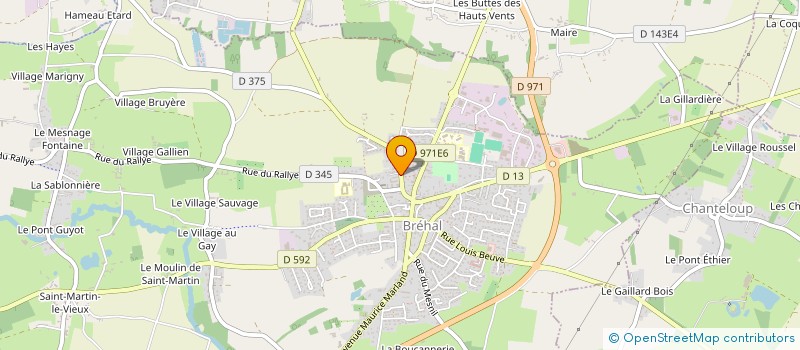 localisation de l'entreprise MADAME SEVERINE HUE  BREHAL