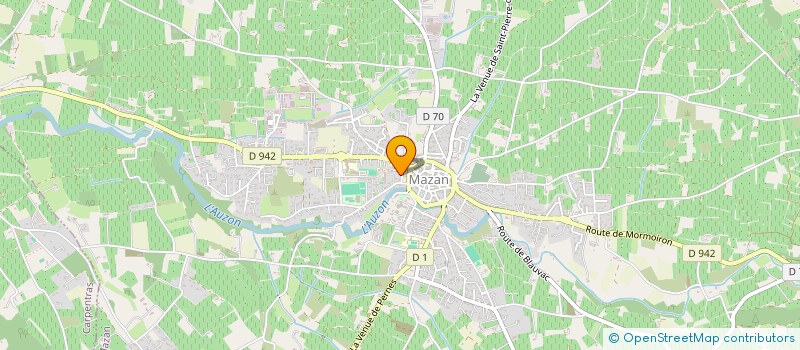 localisation de l'entreprise MADAME SEVERINE HUGUET à MAZAN