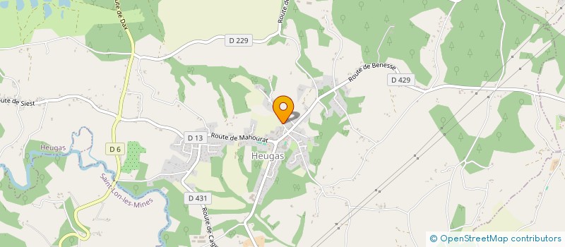 localisation de l'entreprise MADAME SEVERINE HUMBERT  HEUGAS