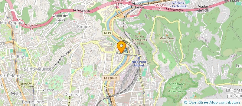 localisation de l'entreprise MADAME SEVERINE JACOTOT  NICE