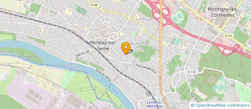 localisation de l'entreprise MADAME SEVERINE JACQUET à HERBLAY-SUR-SEINE