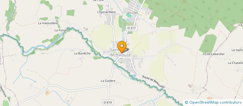 localisation de l'entreprise MADAME SEVERINE JAMET à SAINT-CLAIR-DE-HALOUZE