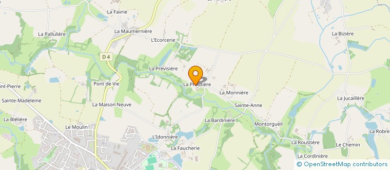 localisation de l'entreprise MADAME SEVERINE JAUD  LE POIRE-SUR-VIE